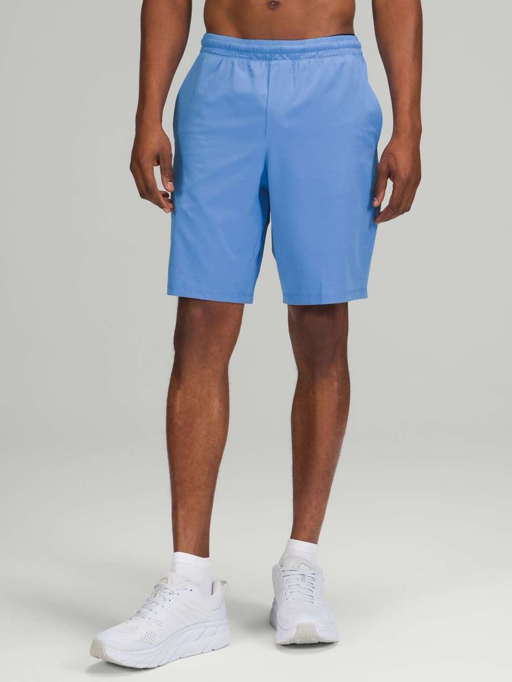 🍋 LULULEMON Men's Blue Nile Pace Breaker Shorts *liner removed* Size Large 9”